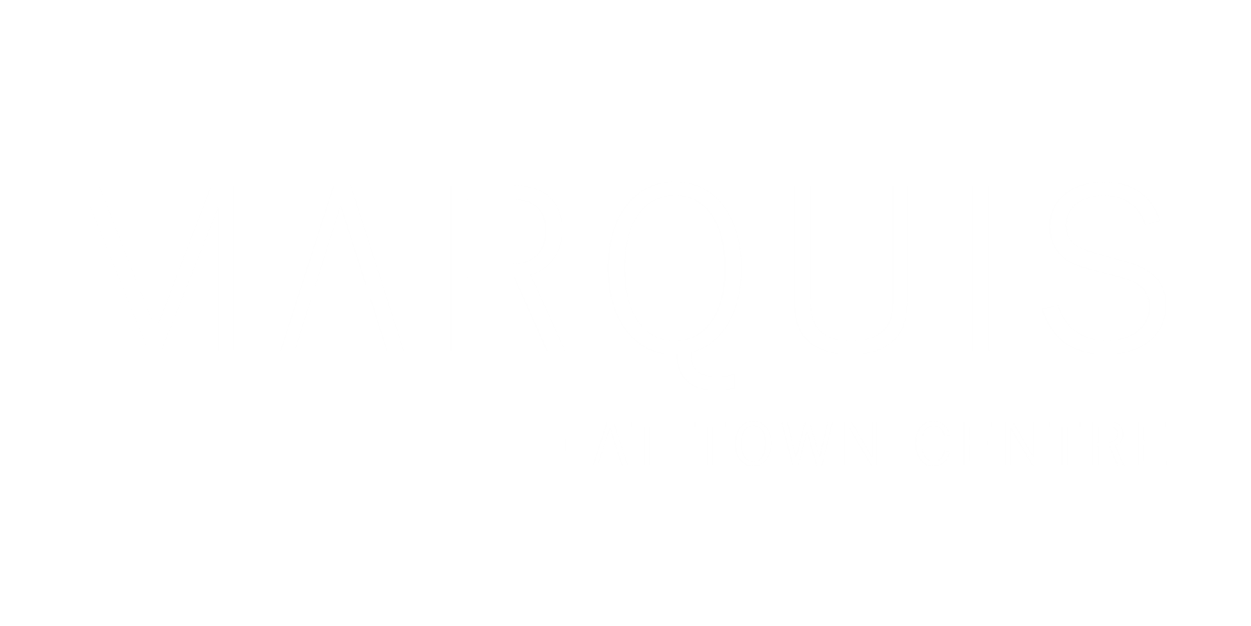 Marquis at Town Centre white logo.