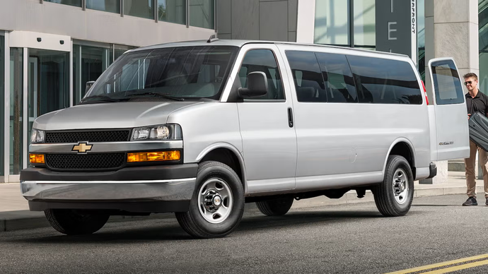 Chevrolet Express making a delivery in Miami, FL