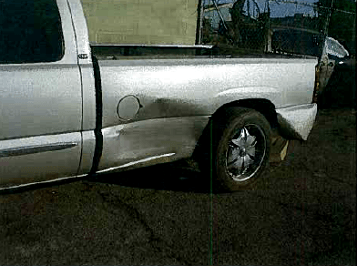 Before - Pickup Damage Car in Oxnard, CA
