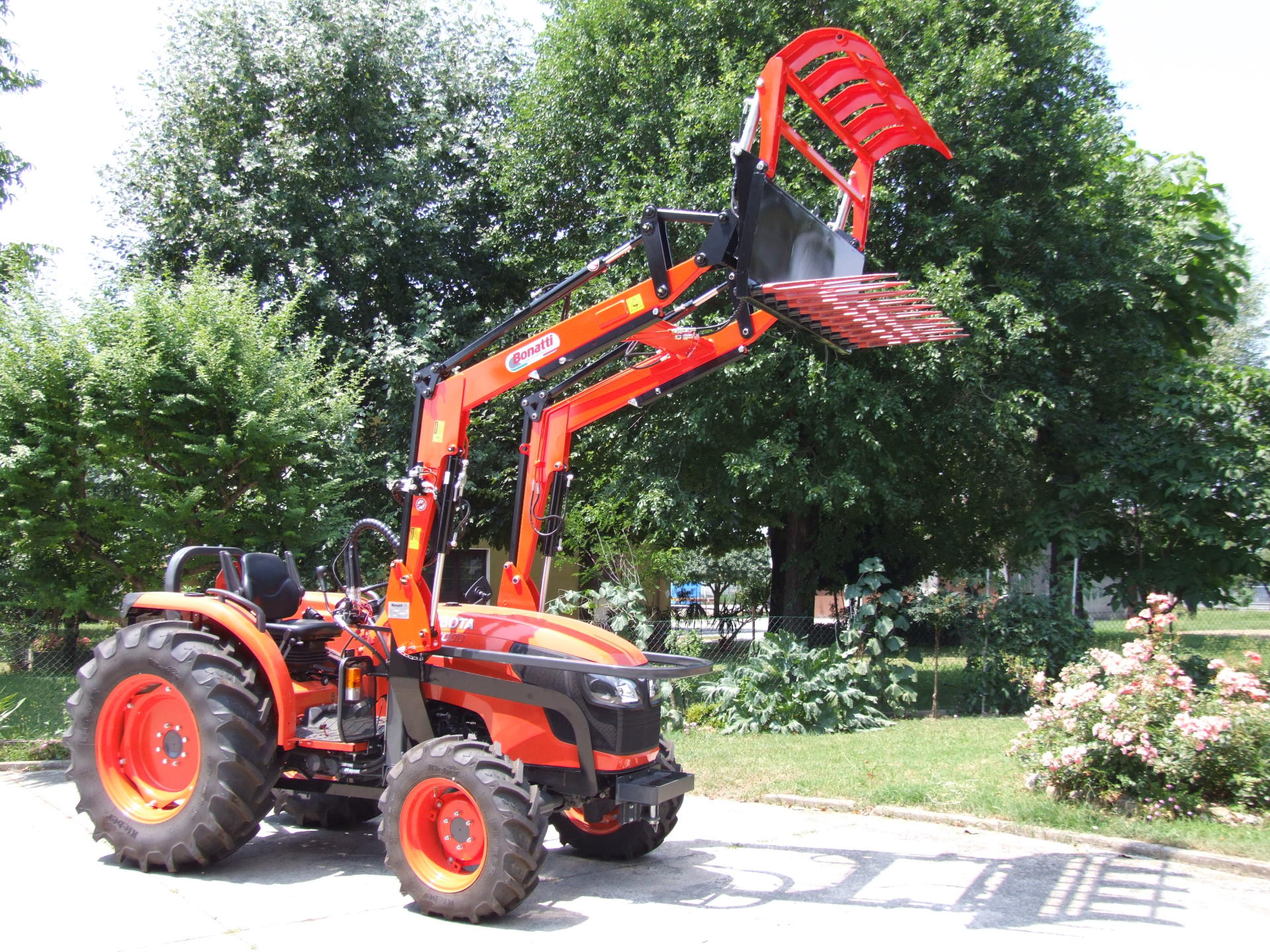 Caricatore anteriore  Mod.MP3/S Forca letame con trattenitore