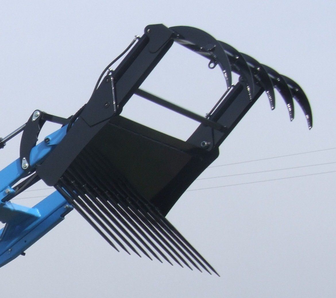 Forca da letame con trattenitore