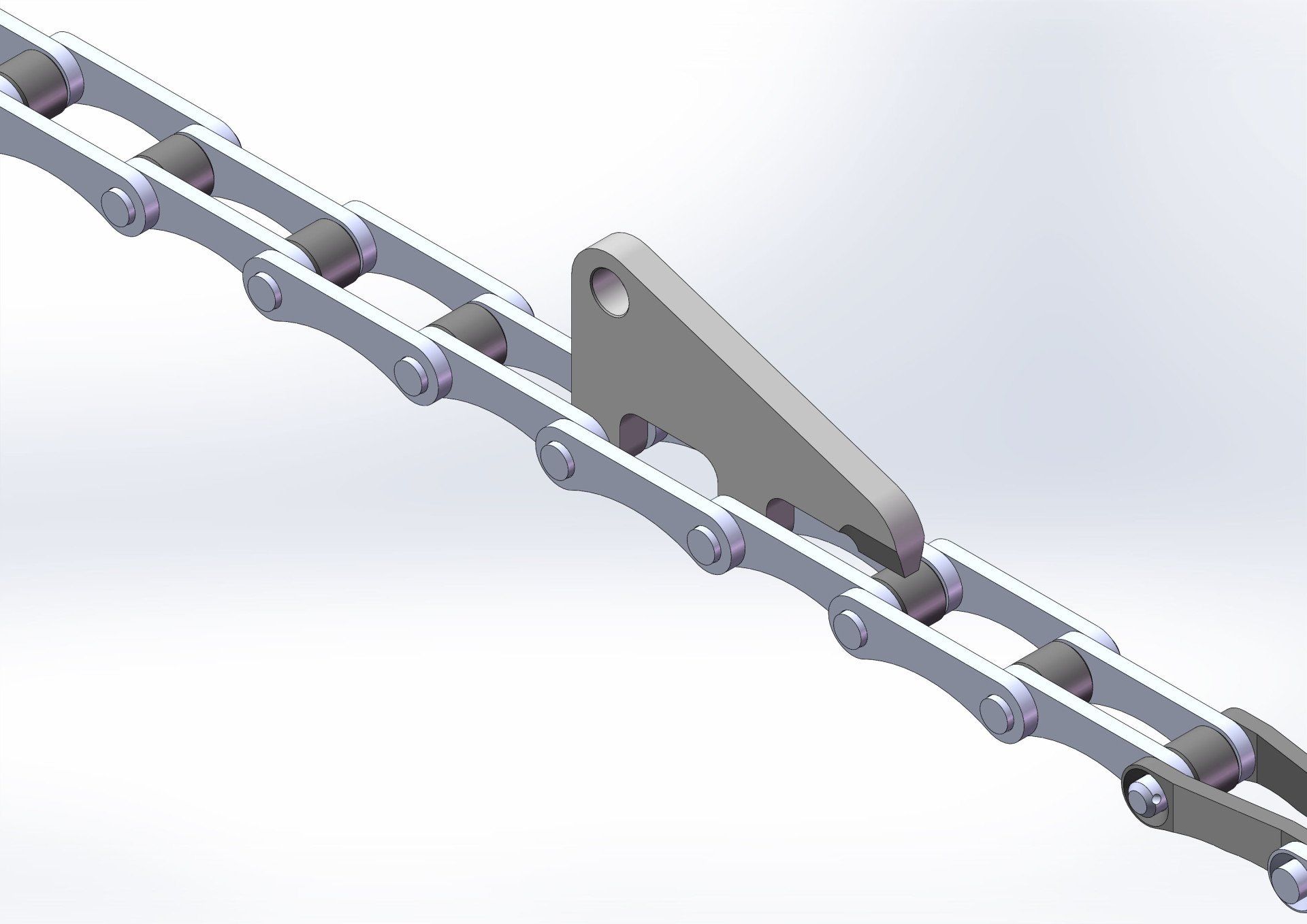 ingranaggio di una catena di acciaio