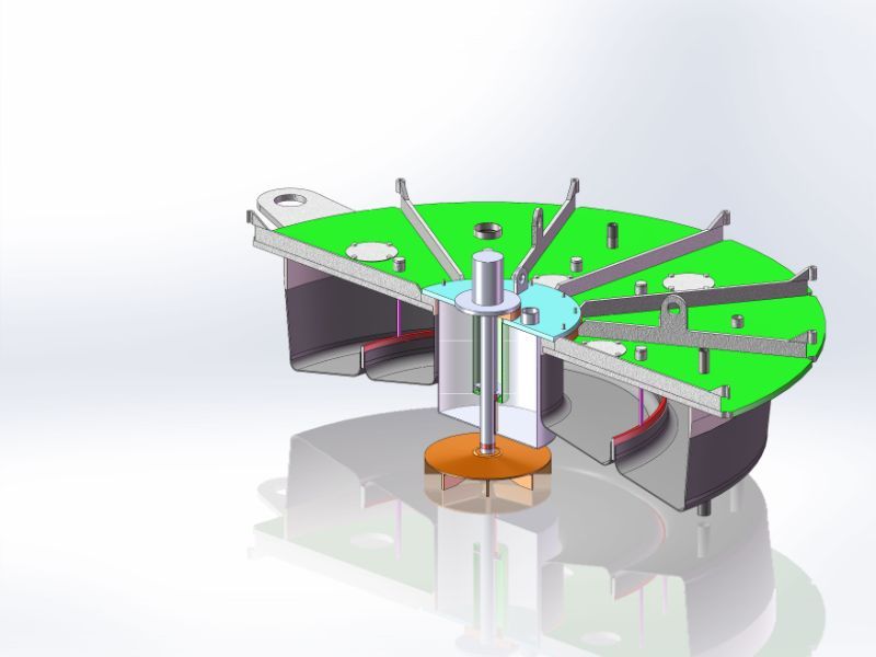 figura della progettazione di attrezzature di metallo