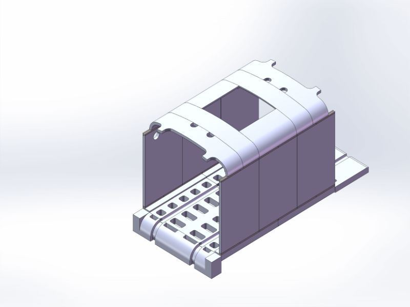 figura della progettazione di manufatto in acciaio inox