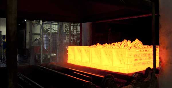 trattamento termico di articoli in acciaio inox