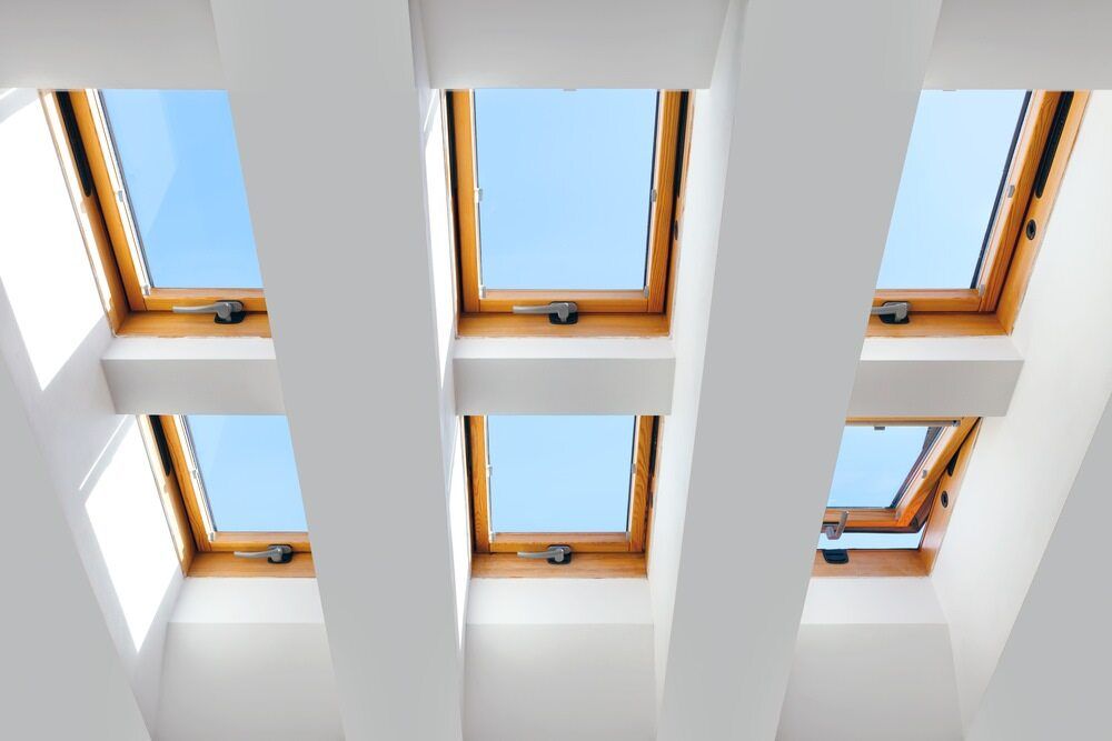 Skylights in a White Ceiling, Letting in Blue Sky — The Roofer Troopers (NSW) in Rutherglen, VIC