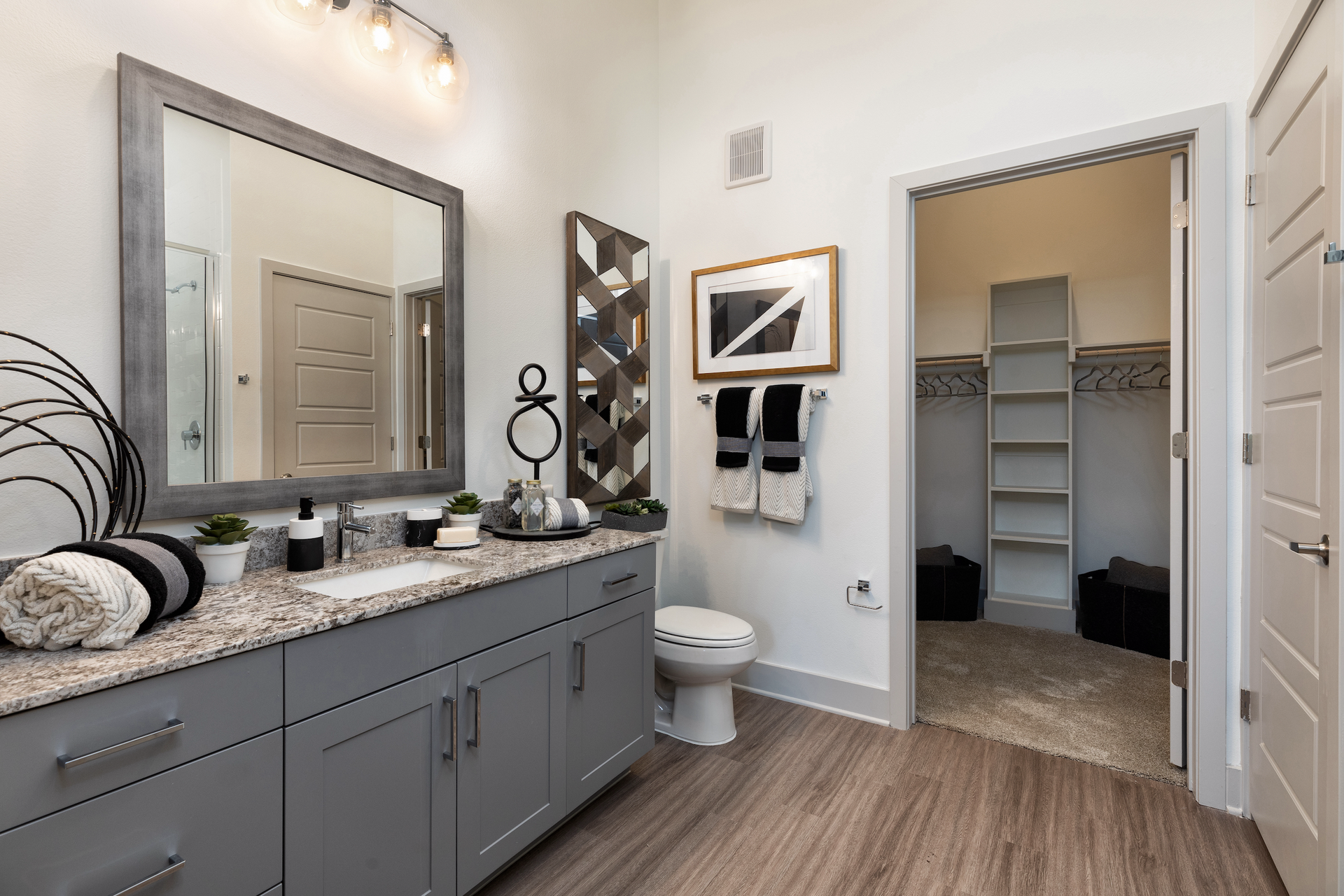 Spacious Bathroom with Walk In Closet | The ReVe