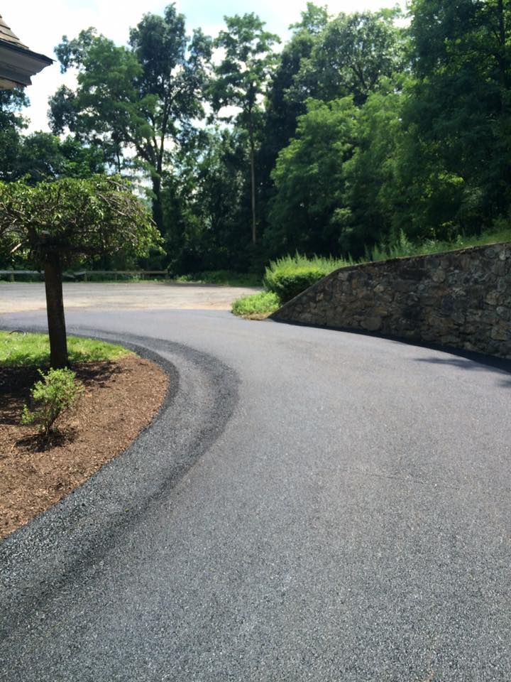 Curvy Road and Trees - Montgomery, NY - Art Tabasco & Sons Paving
