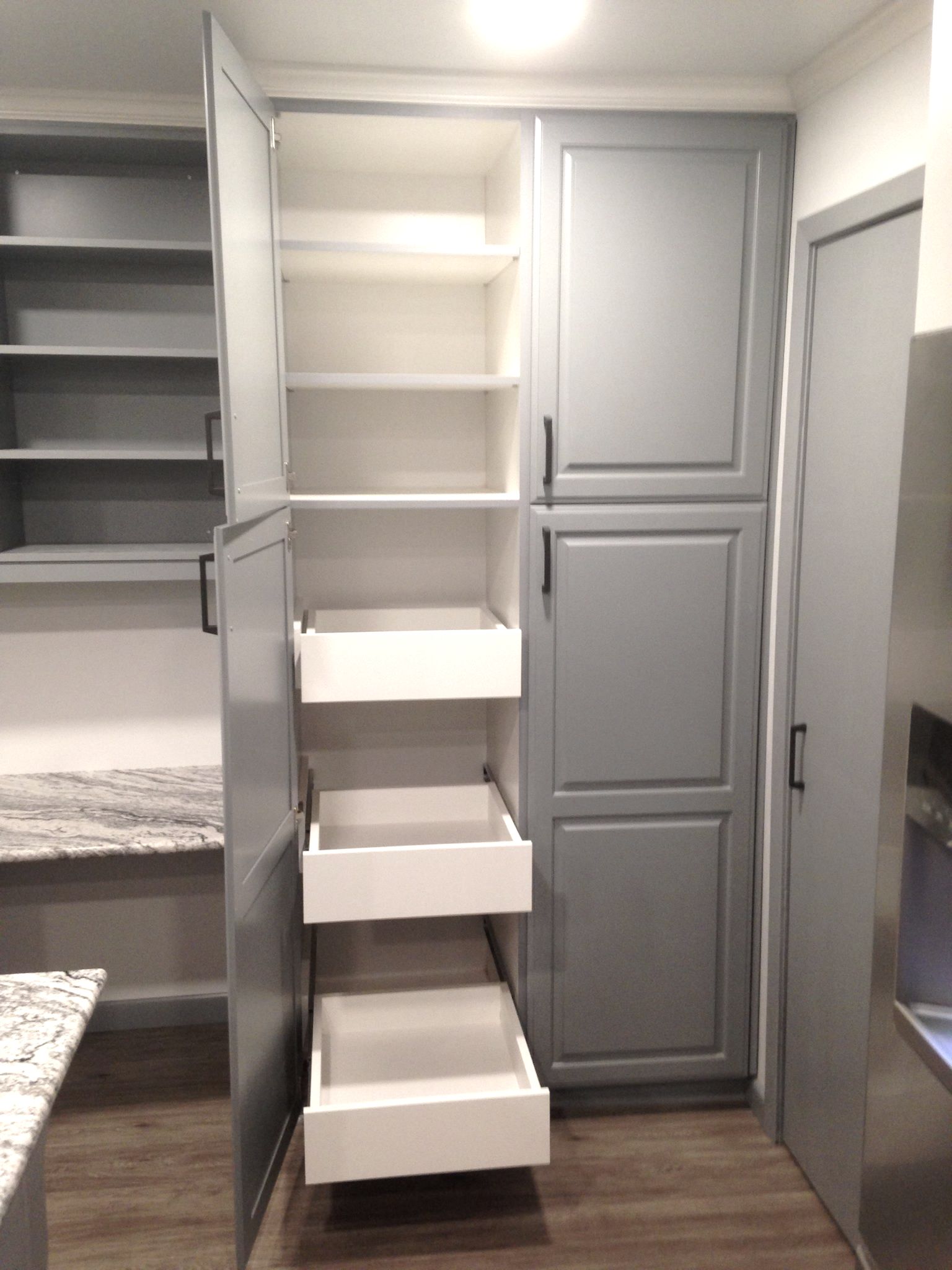 Custom Built In Cabinet Drawer Slides Kitchen Hutchison Brothers Cabinetry Russellville AR