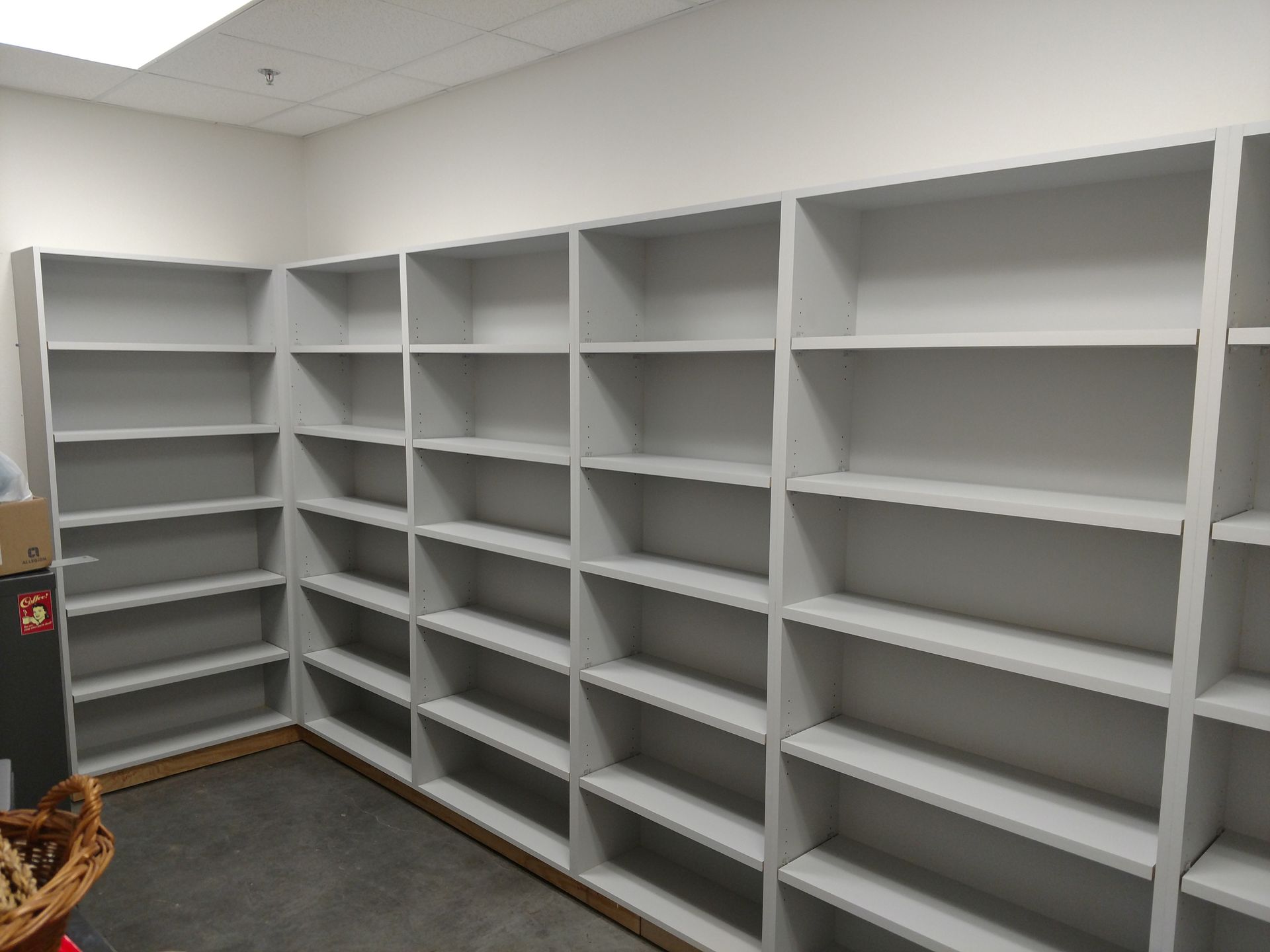 Garage storage system casework millwork Hutchison Brothers Custom Fabrications Russellville Ar Arkansas