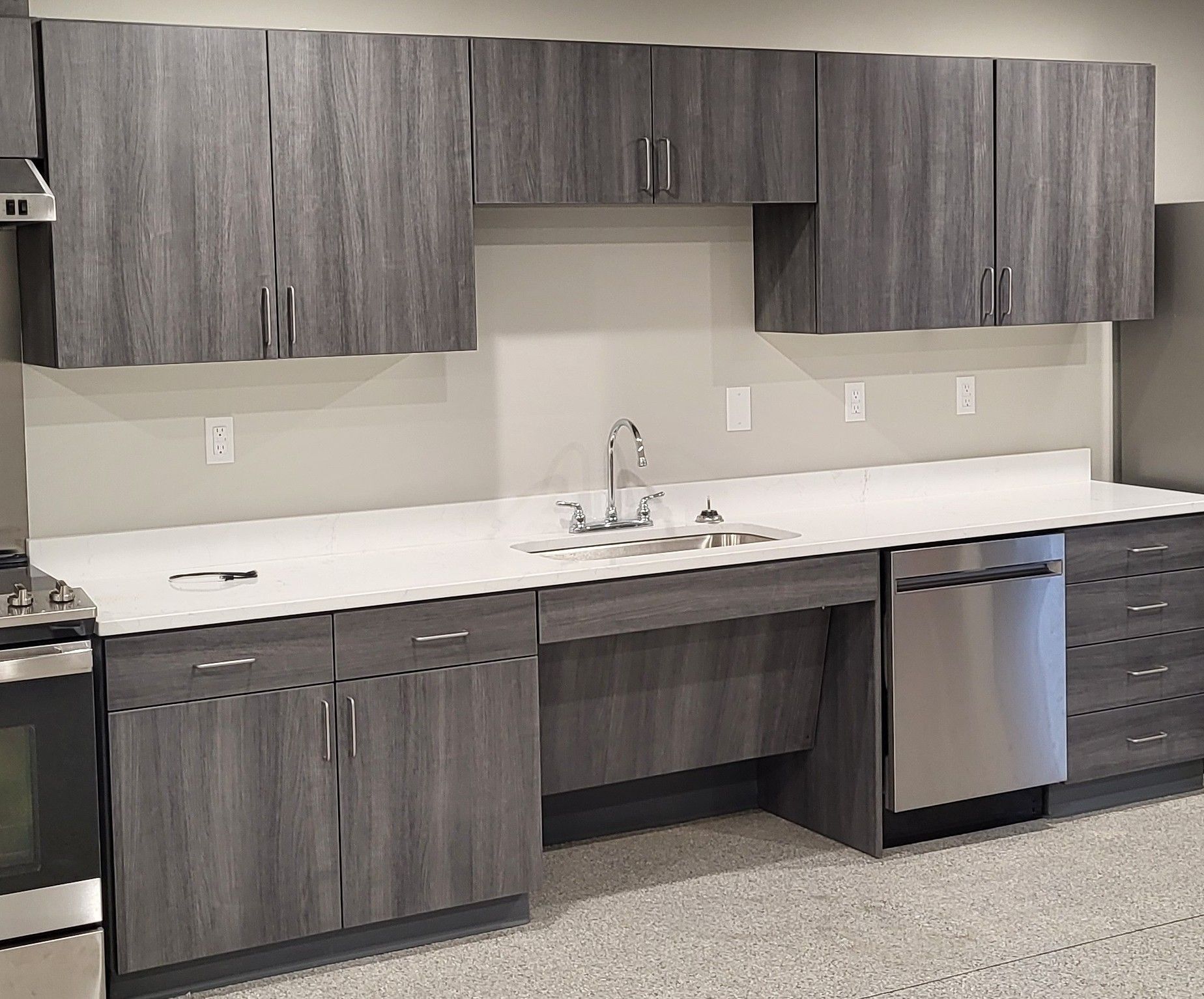 Plastic Laminate Casework Sink Kitchen Counter Hutchison Brothers Custom Fabrications Russellville Ar Arkansas