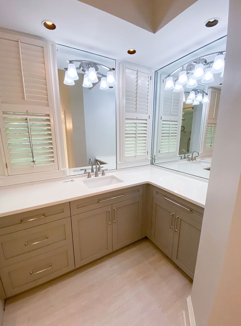 Bathroom Vanity Modern Hutchison Brothers Cabinetry Russellville AR