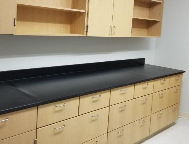 Wood Veneer Cabinet Countertop School Casework Millwork Hutchison Brothers Custom Fabrications Russellville Ar Arkansas