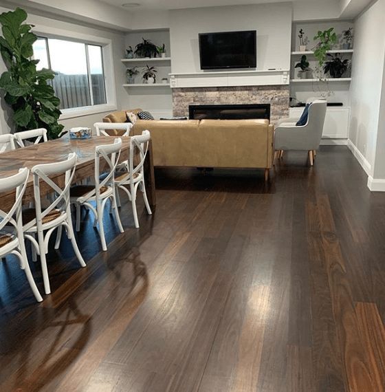Timber Floor in the Living and Dining Area  — Timber Floor Supplies in Port Macquarie, NSW