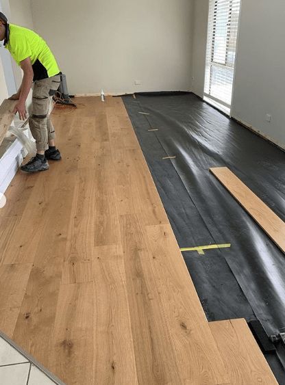 Floor Under Renovation — Timber Floor Supplies in Port Macquarie, NSW