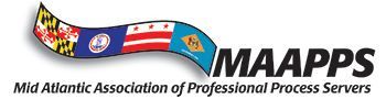MAAPPS logo with a curved banner displaying flags of Maryland, D.C., and Delaware. 