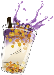 Bubble milk tea design collection,Pearl milk tea , Boba milk tea, Yummy drinks, coffees with doodle style banner, Vector illustration.