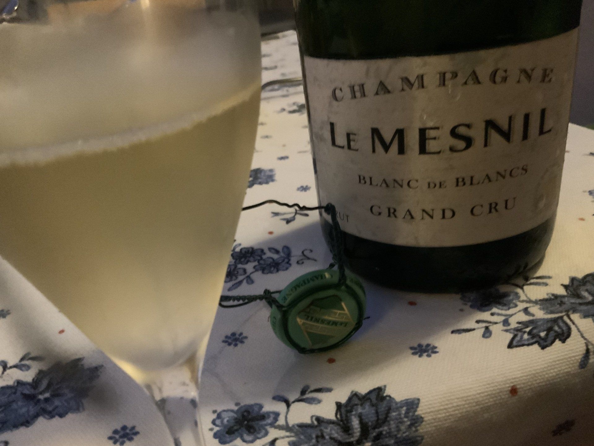 Champagne le Mesnil Blanc de Blanc