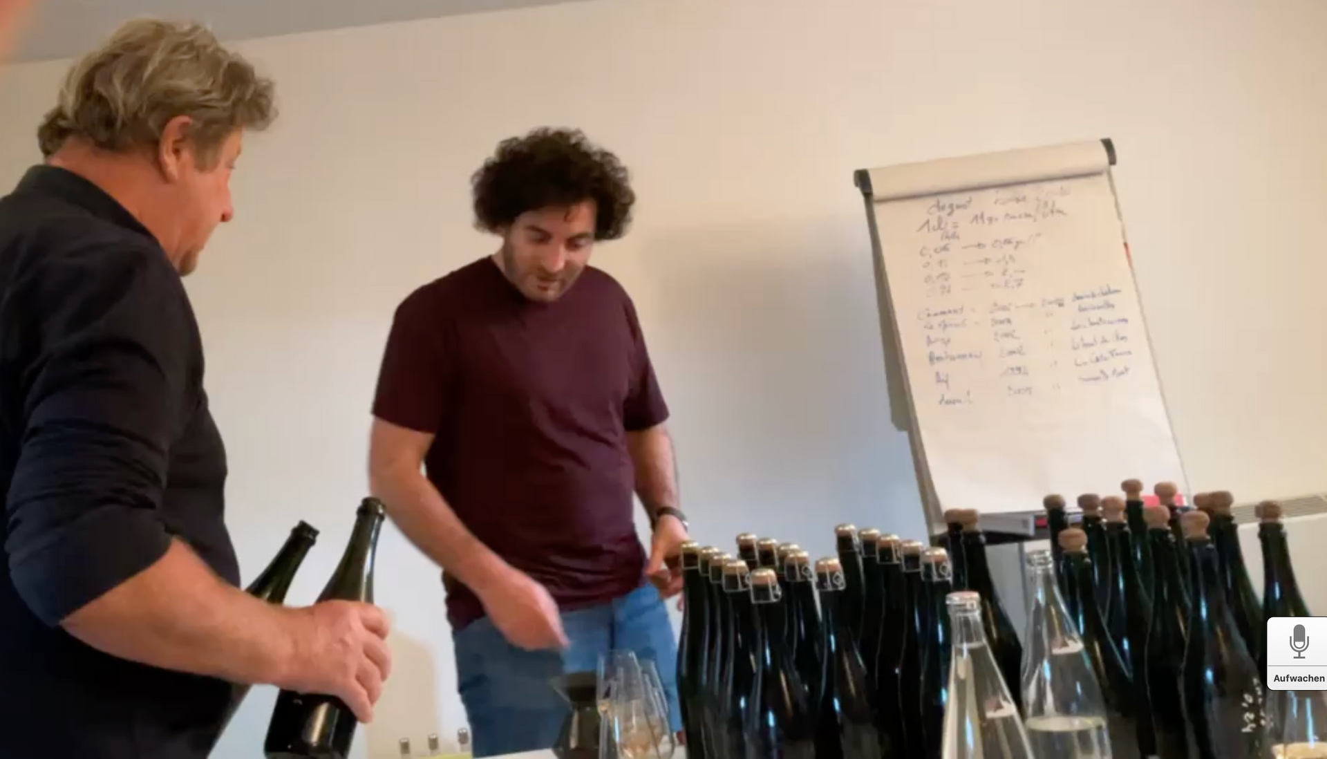Anselme and Guillaume Selosse, Domaine Jacques Selosse, Avize, Champagne, Dosage-Tasting