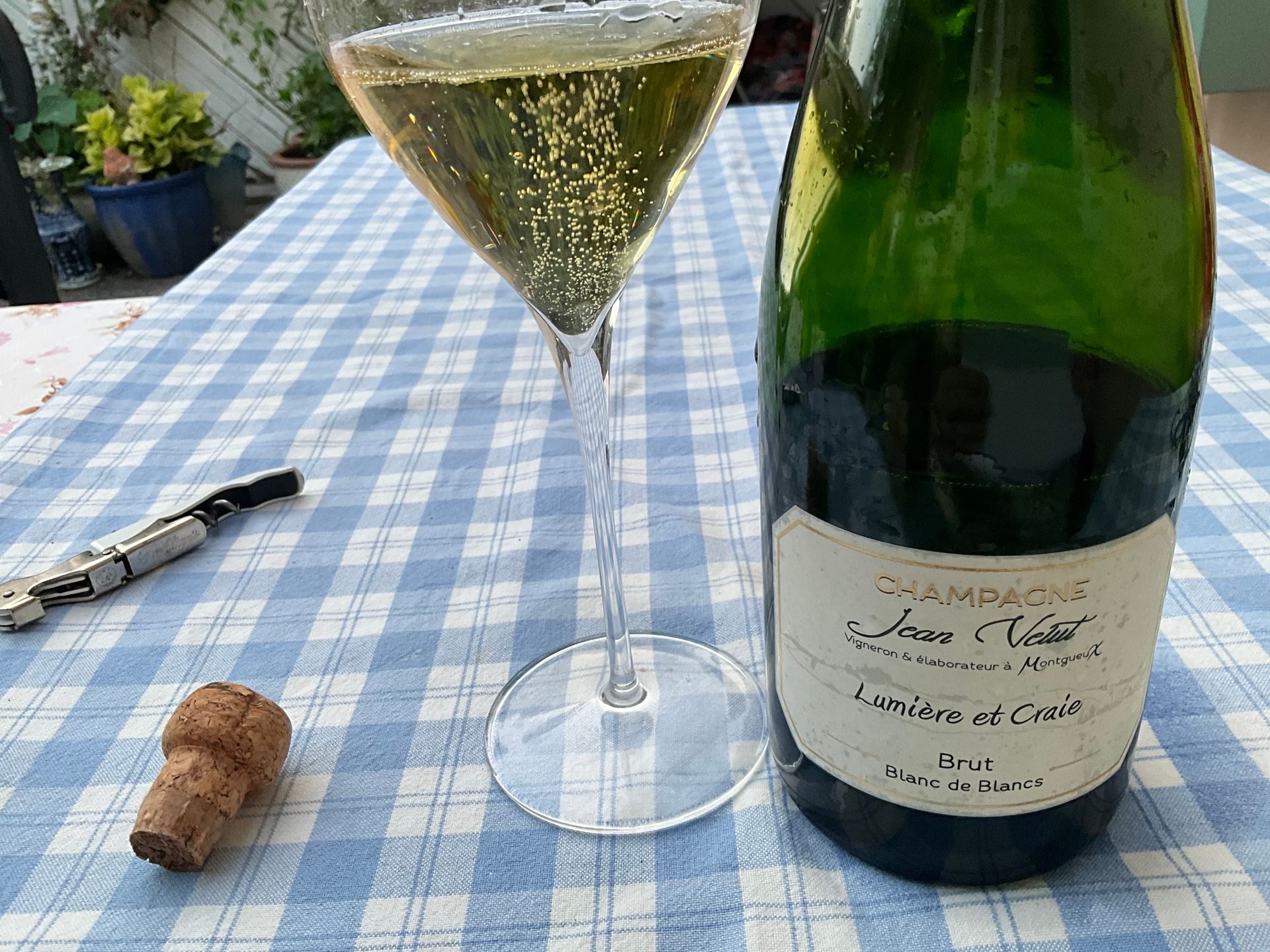 Champagne Jean Velut, Montgueux,  Lumière et Craie
