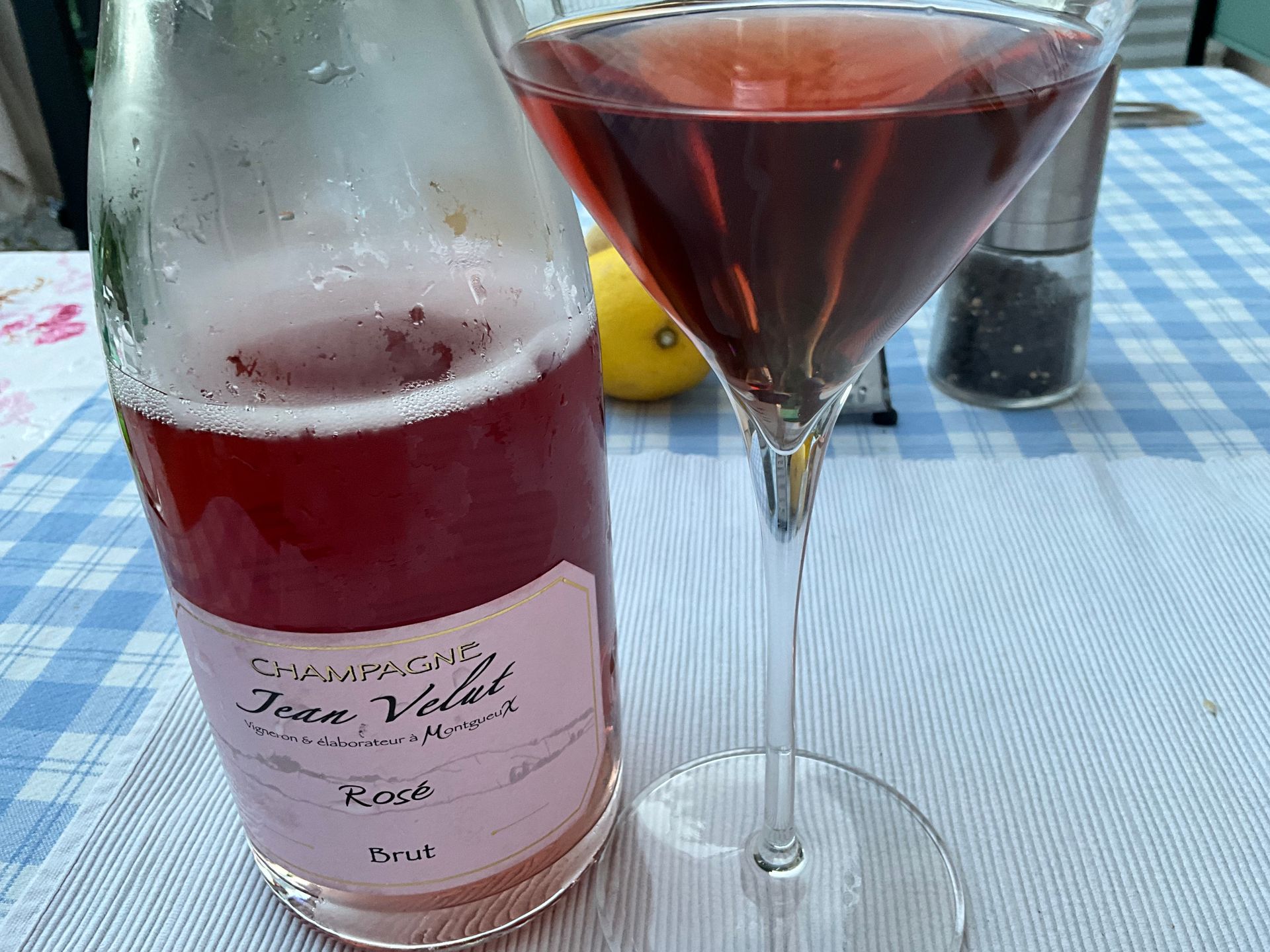 Champagne Jean Velut, Montgueux,  Rosé