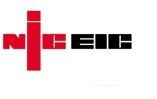  niceic logo in black and red with a white background