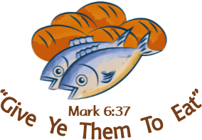 A sign that says give ye them to eat