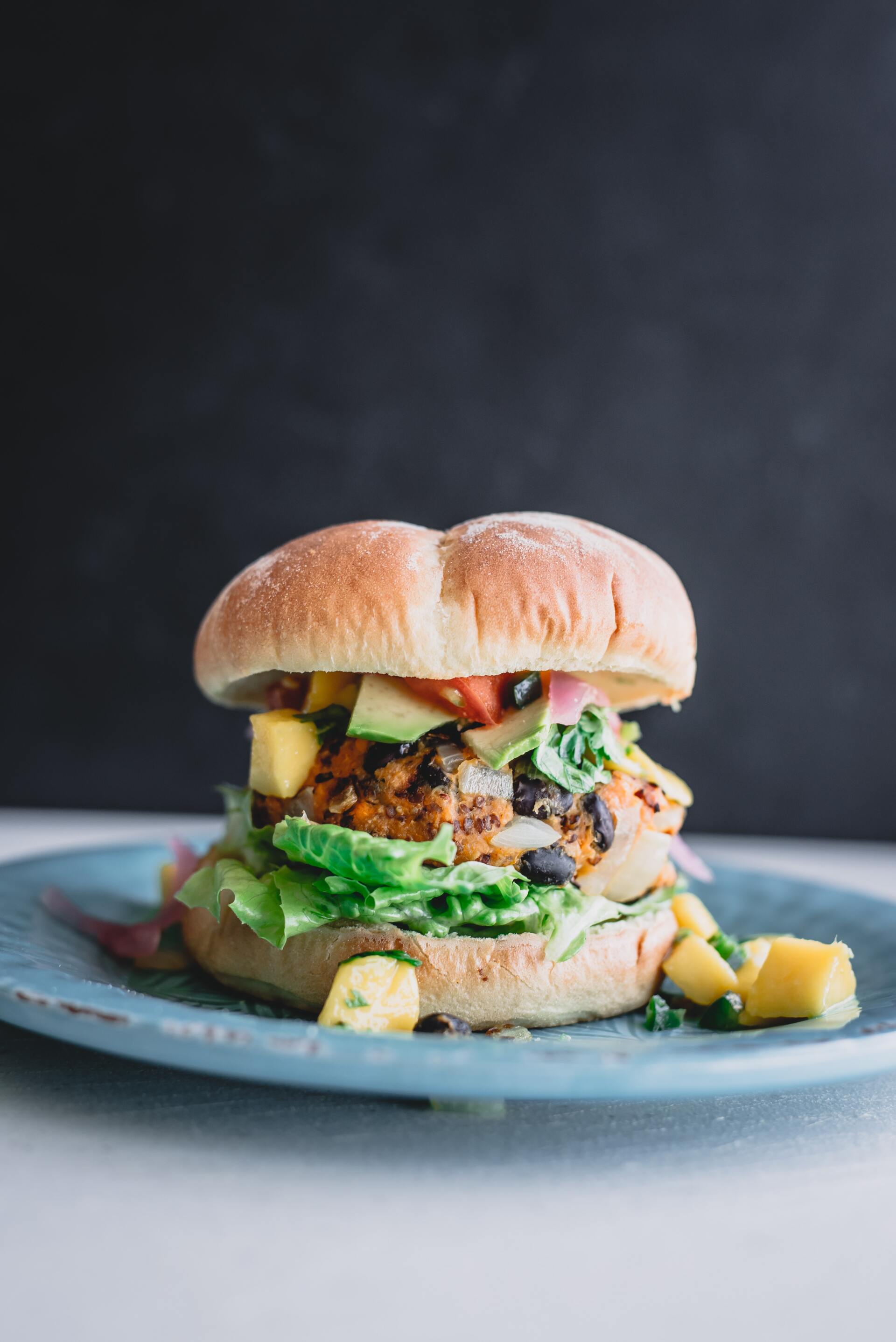 Hamburguesa con proteína vegetal alternativa a la carne