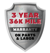 3 Year 36K Mile Warranty Logo | Charlie’s Complete Auto Service