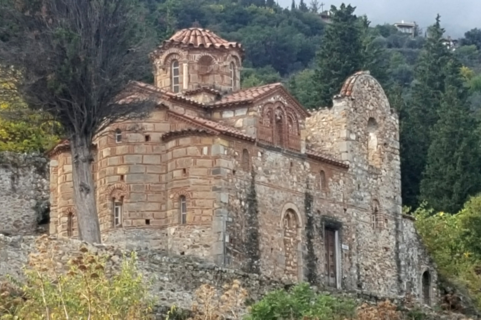 Church of Our Lady Hodegetria in the archaeological site of Mystras