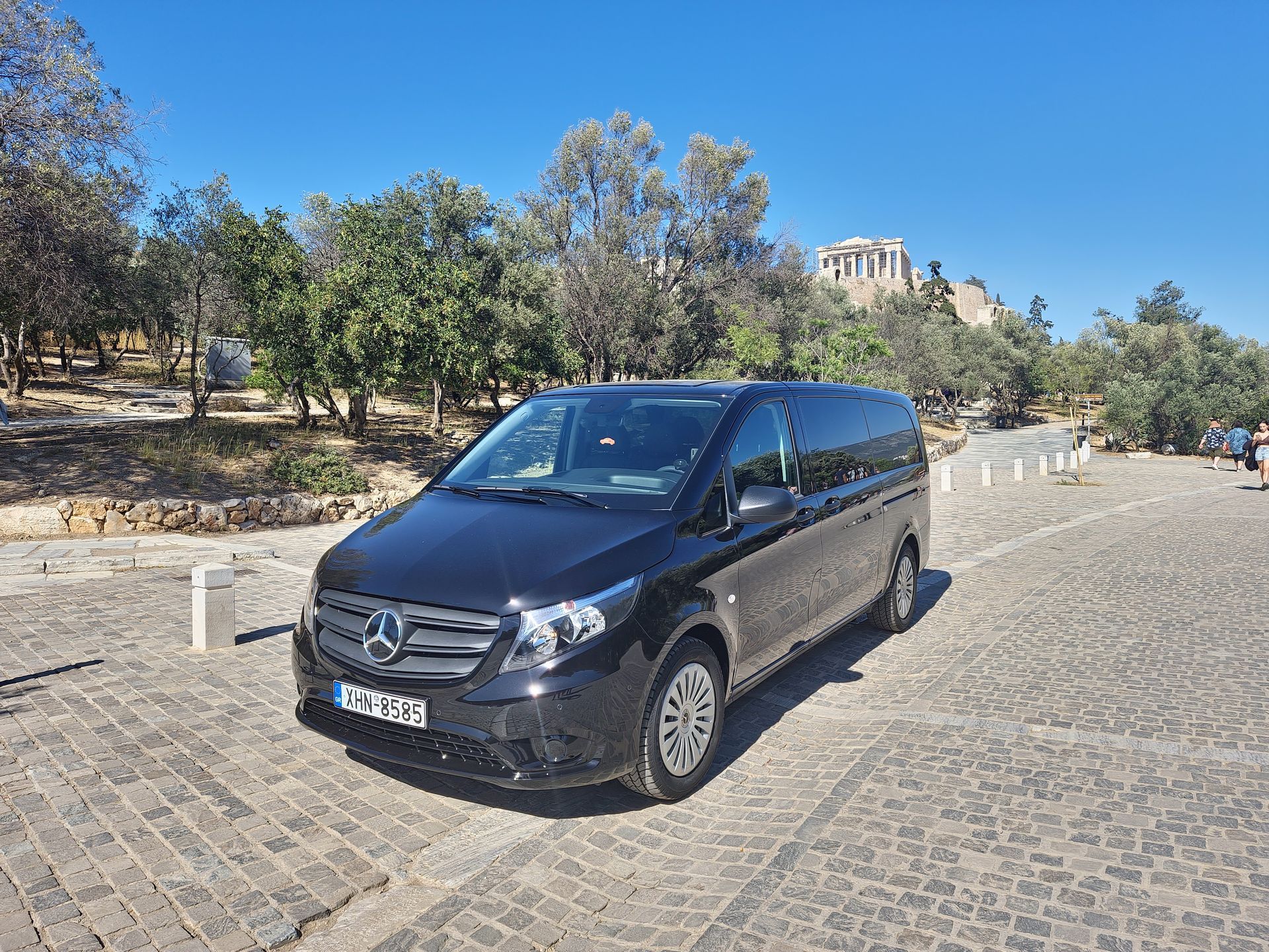 Athenaos Travel Van at Acropolis