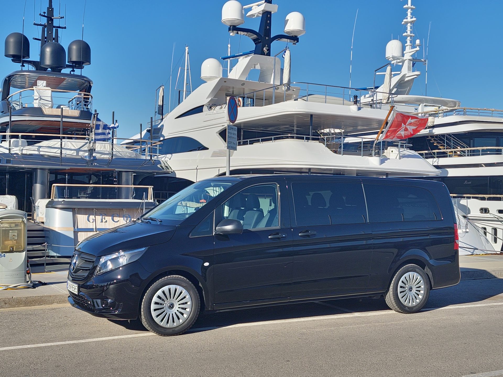 Athenaos Travel Van at Marina Zeas