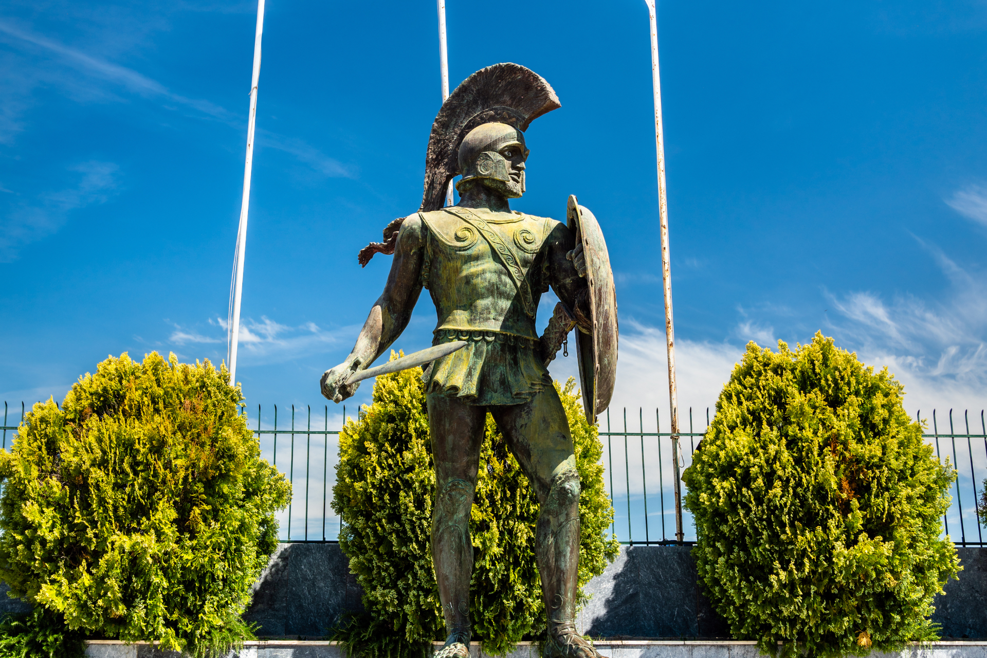 Statue of King Leonidas in Sparta