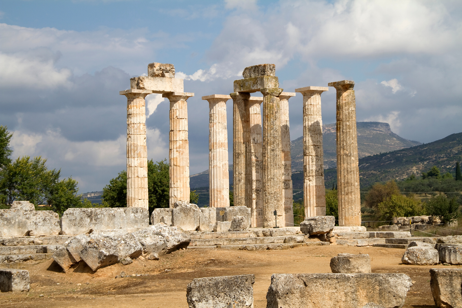 Ancient Temple of Zeus at Nemea, Peloponnese
