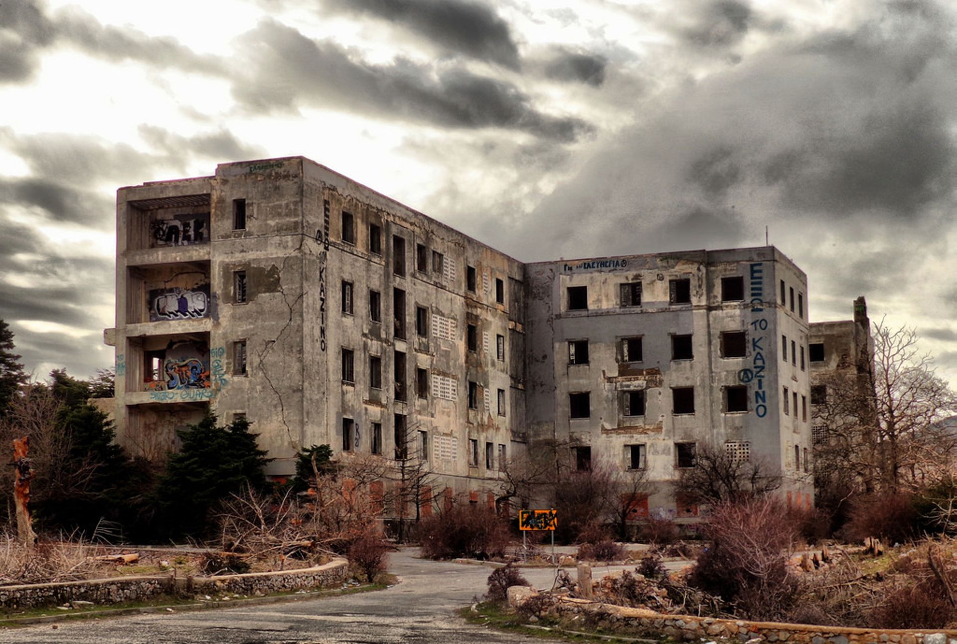 Abandoned sanatorium of Parnitha near Athens