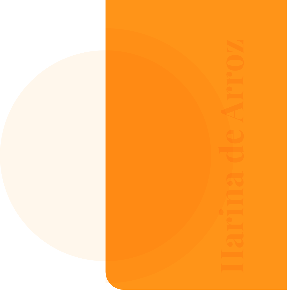 Un trozo de papel naranja con la palabra arroz escrita en él.