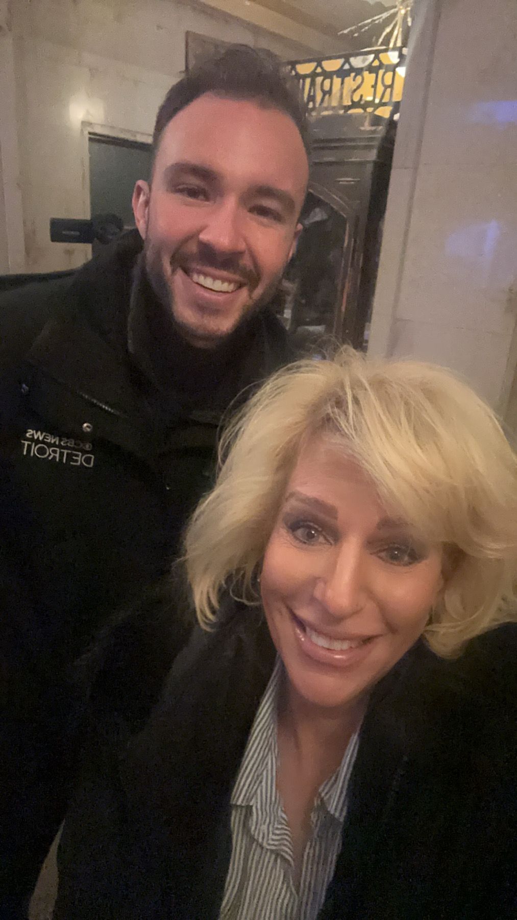 A man and a woman are posing for a picture together.