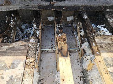 Rotten trusses need to be replaced