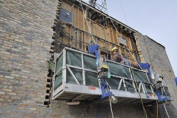 Restoration of historic common brick building in Old Town, Chicago - Repair Design by WickRight