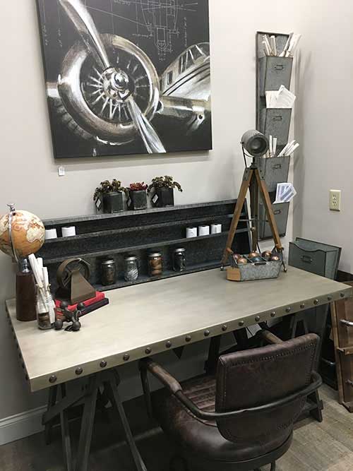 Interior Decorators — Table With Accessories in Wake Forest, NC