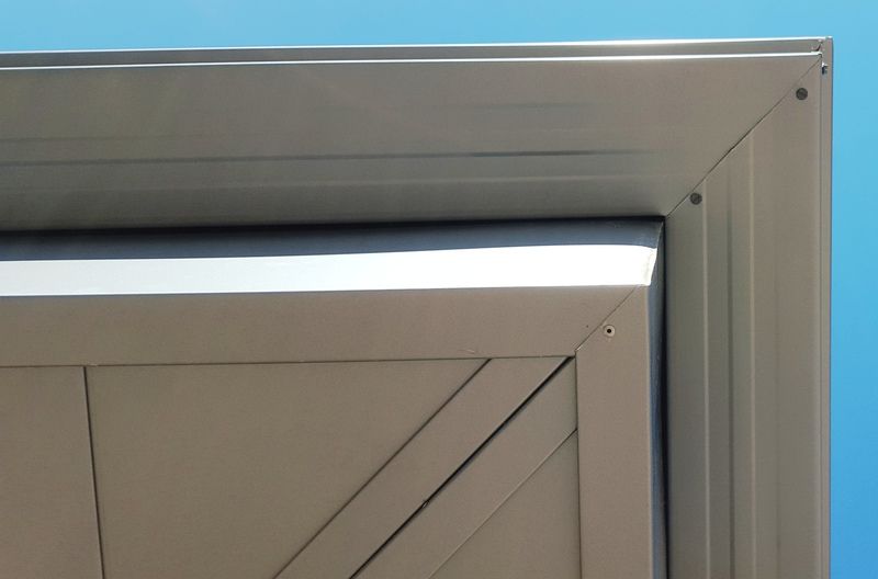 6 Inch Seamless Box Gutter with 4x4 Box Downspout in Denver Colorado