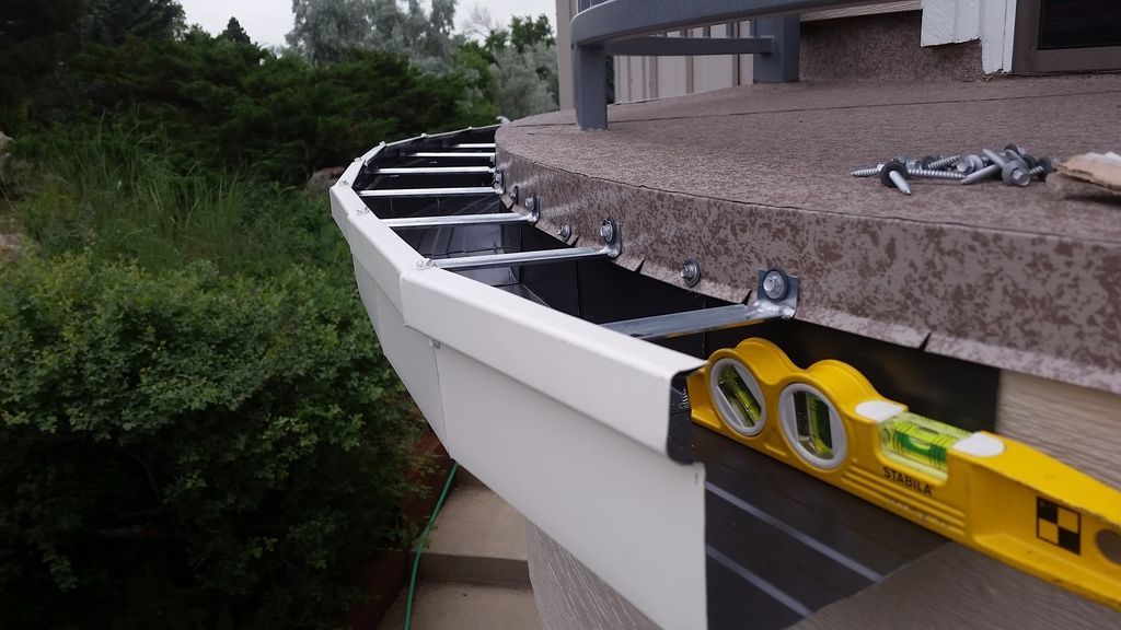 6 Inch Seamless Box Gutter with 4x4 Box Downspout in Boulder Colorado