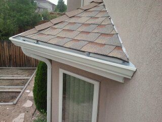 5 Inch K-Style Gutter with 3x4 Downspout In Denver Colorado