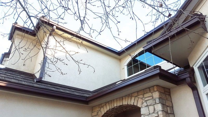 6 Inch Seamless Box Gutters with 3x4 Inch Downspout Superior Colorado