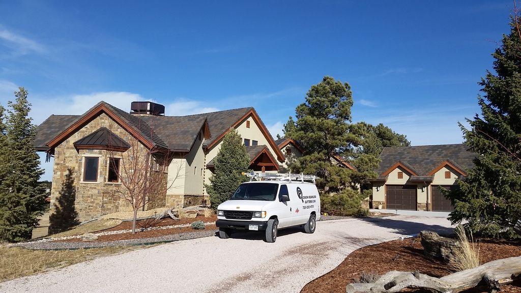 6 Inch Seamless Box Gutters with 3x4 Inch Downspout in Elizabeth Colorado