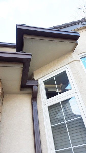 6 Inch Seamless Box Gutters with 3x4 Inch Downspout Superior Colorado