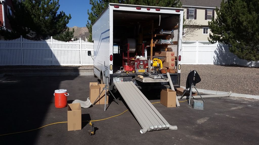 5 Inch K-Style Gutter with 3x4 Downspout In Denver Colorado