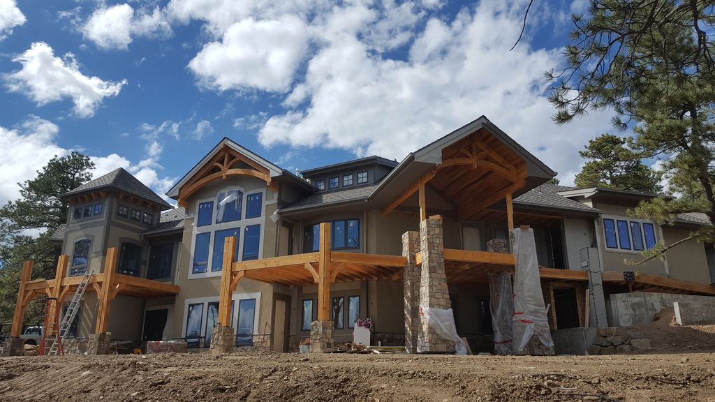 6 Inch Seamless Box Gutters with 4x4 Box Downspout Indian Hills Colorado
