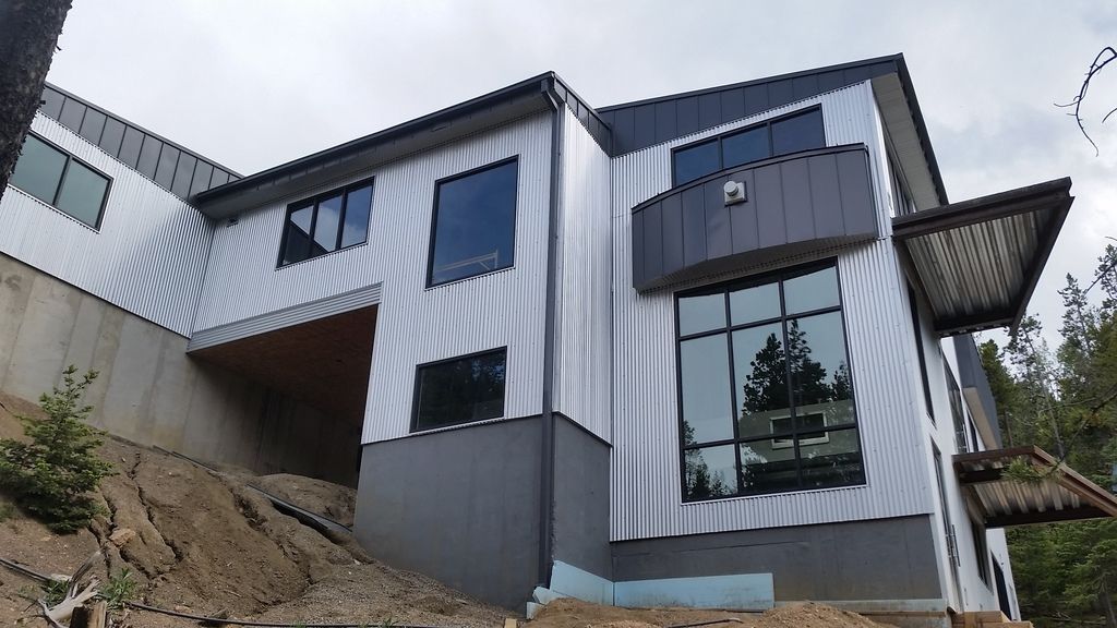Large House With Rain Gutter