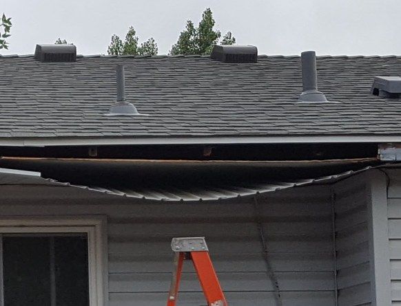 Residential House With Soffit Board